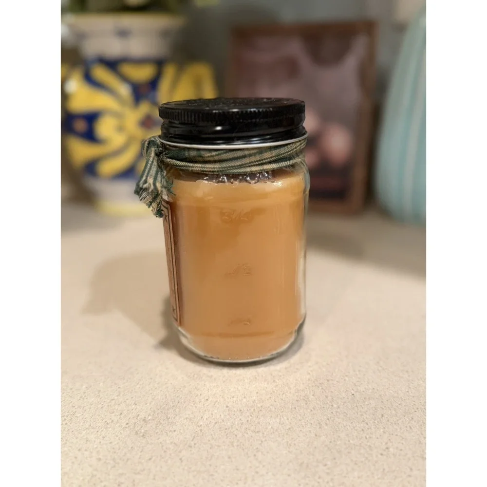 Thompson's Candle Co Apple Dumpling Mason Jar Candles Tennessee Smoky Mountains
